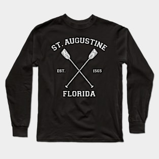 St.Augustine IV Med White Long Sleeve T-Shirt